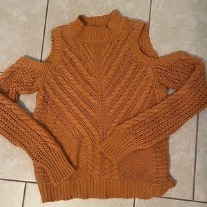 Aeropostale cold shoulder sweater